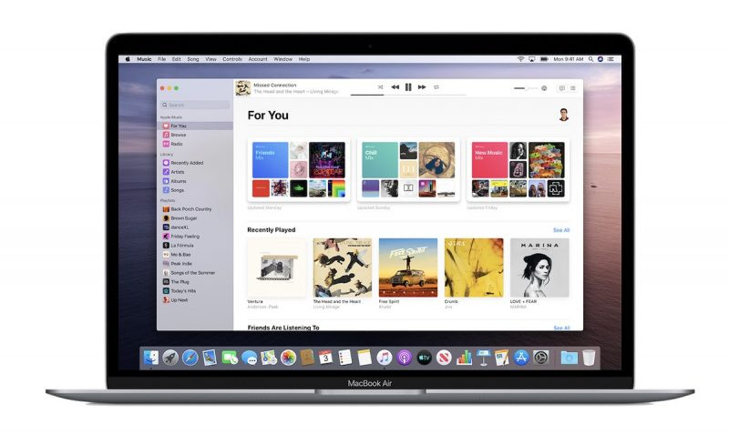 Macos Catalina Apple Music 800x477